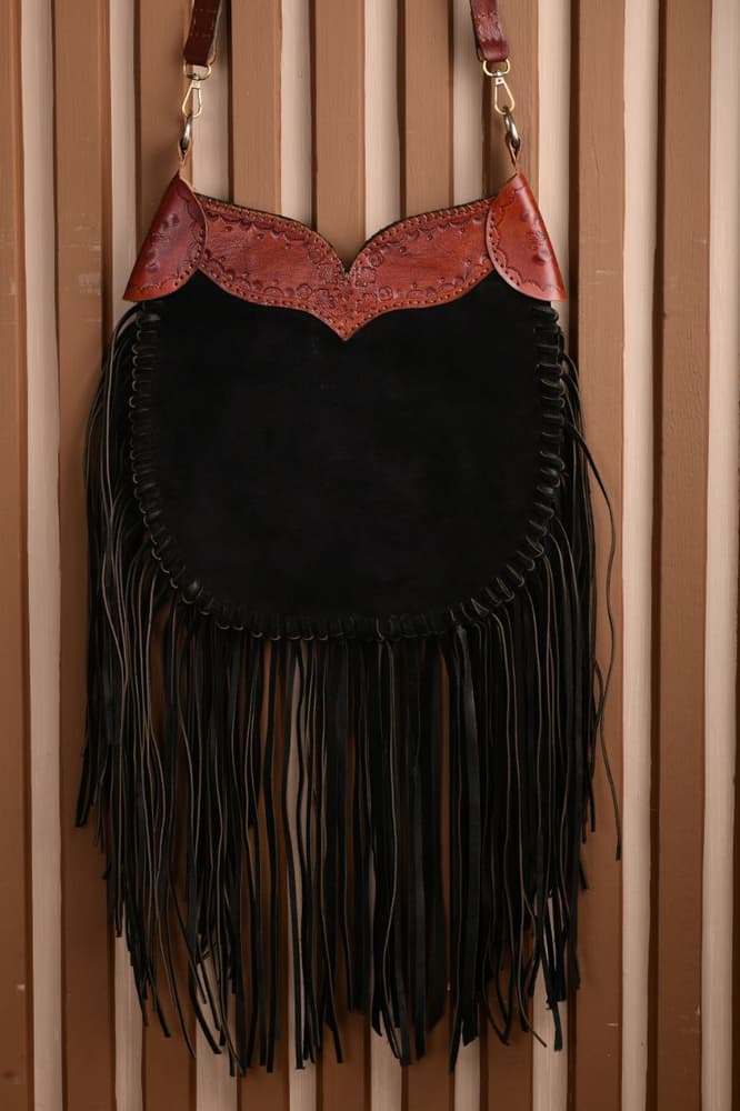 boho black bag