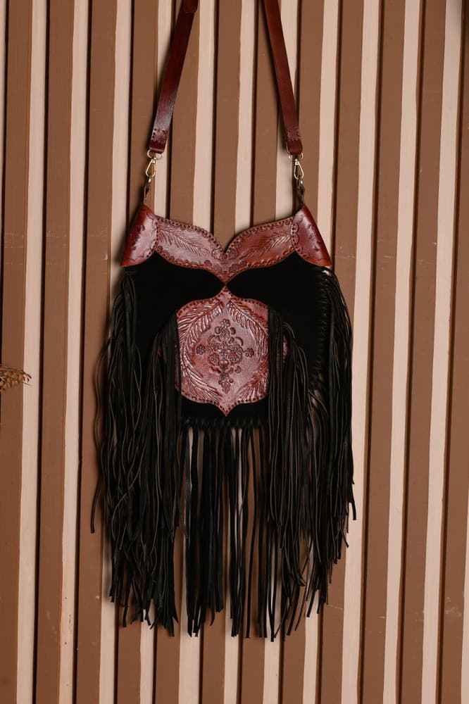 boho black bag