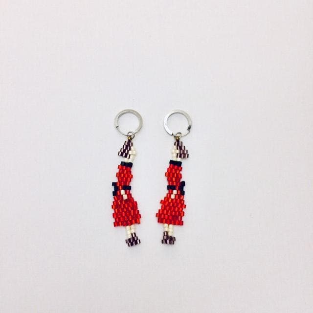 Beaded girl earring 