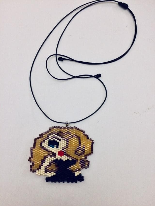 Beaded girl necklace 