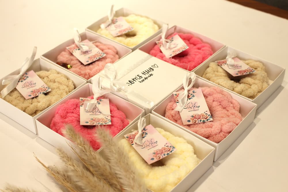 Chunky Scrunchies- Set of 9 